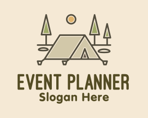 Tent Outdoor Camping  Logo