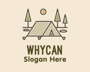 Tent Outdoor Camping  Logo