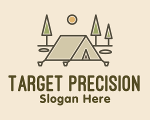 Tent - Tent Outdoor Camping logo design