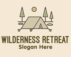 Camping - Tent Outdoor Camping logo design