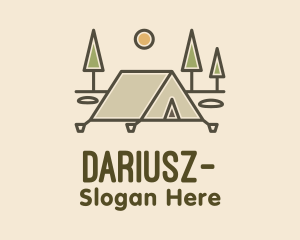 Tent - Tent Outdoor Camping logo design