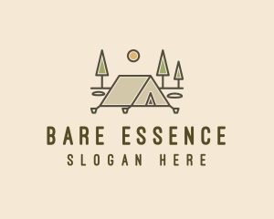 Tent Outdoor Camping  logo design