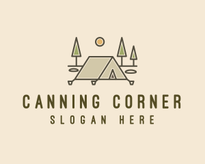 Tent Outdoor Camping  logo design