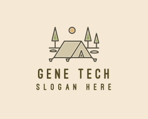 Tent Outdoor Camping  logo design