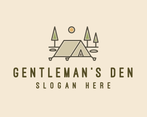 Tent Outdoor Camping  logo design