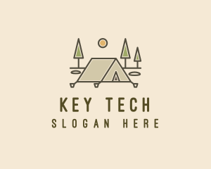 Tent Outdoor Camping  logo design