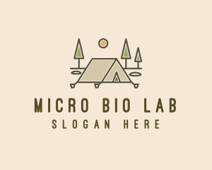 Tent Outdoor Camping  logo design