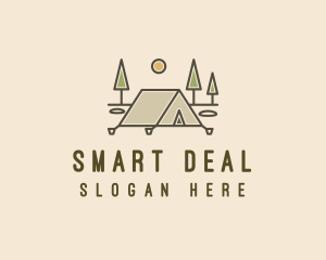 Tent Outdoor Camping  logo design