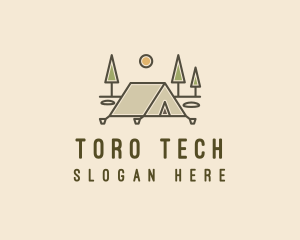 Tent Outdoor Camping  logo design