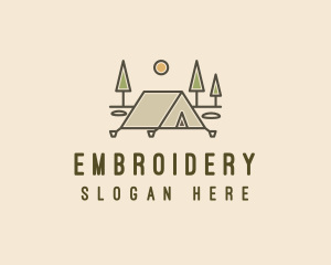 Tent Outdoor Camping  logo design