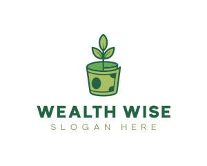 Money - Money Plant Dollar logo design