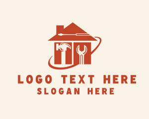 Contractor - House Maintenance Tools logo design