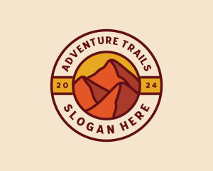 Desert Dune Mountain logo design