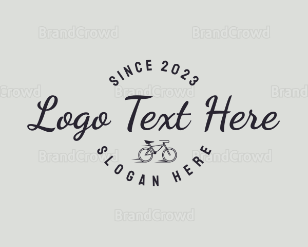 Modern Bicycle Business Logo