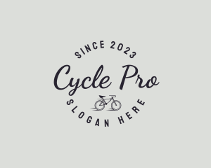 Modern Bicycle Business logo design