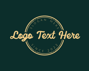 Golden - Golden Script Wordmark logo design
