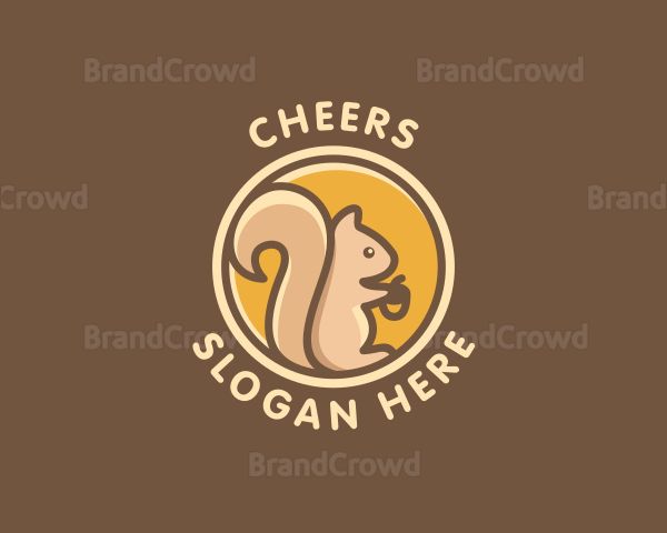 Wild Squirrel Animal Logo