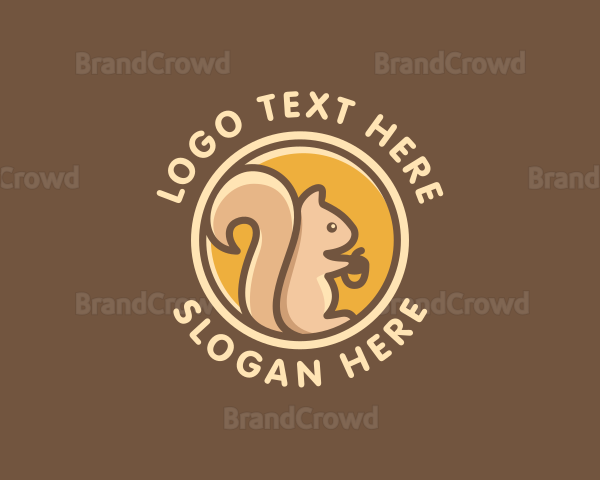 Wild Squirrel Animal Logo