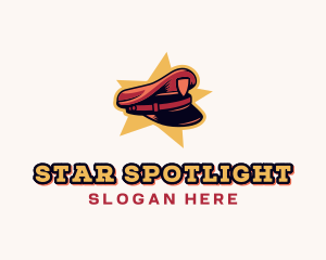 Star Army Cap logo design