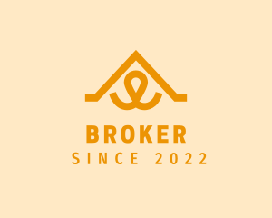 Home Real Estate Broker logo design