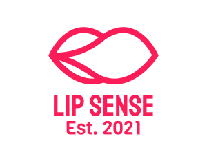 Modern Lips Monoline  logo design