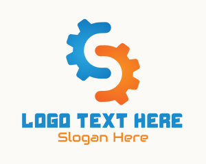 Manufacturer - Gear Letter S logo design