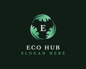 Nature Eco Leaf logo design