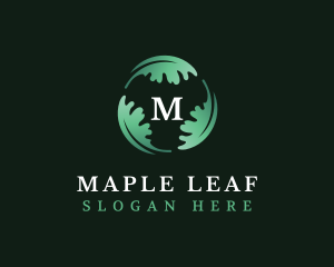 Nature Eco Leaf logo design