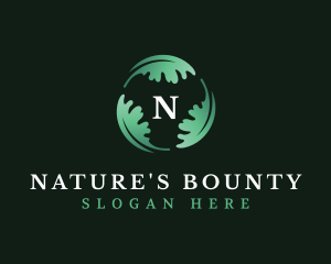 Nature Eco Leaf logo design