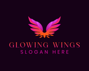 Holy Archangel Wings logo design