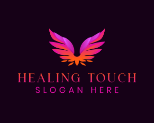 Holy Archangel Wings logo design