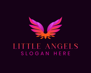 Holy Archangel Wings logo design