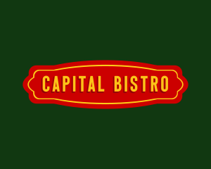 Restaurant Diner Bistro logo design