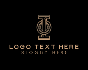 Blockchain - Crypto Tech Letter IO logo design