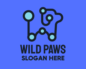 Robot Puppy Dog logo design