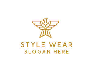 Gold Eagle Wings logo design