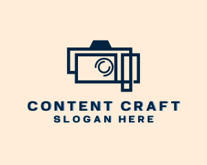 Camera Lens Photography logo design