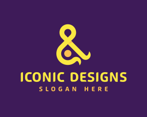 Symbol - Yellow Ampersand Symbol logo design