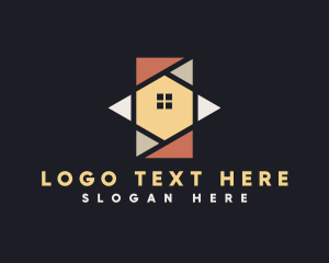 Apartment - House Tile Flooring logo design