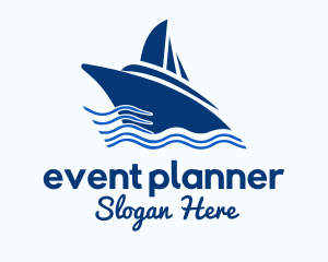 Nautical - Ocean Ferry Cruise logo design