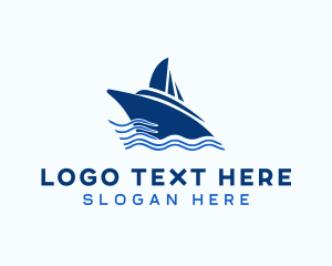 Cruise - Ocean Ferry Cruise logo design