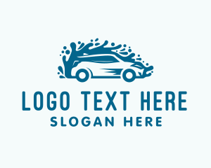 Car Detailing - Car Wash Cleaning Sanitize logo design