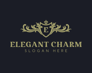 Elegant Royal Shield logo design