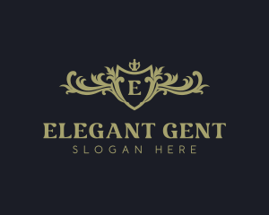 Elegant Royal Shield logo design