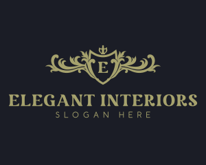 Elegant Royal Shield logo design