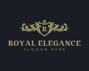 Elegant Royal Shield logo design