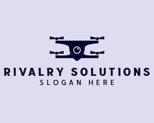 Aerial Quadcopter Drone  Logo