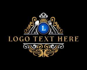 Luxury Chef Dining Cuisine Logo