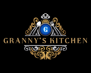 Luxury Chef Dining Cuisine logo design