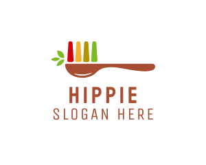 Organic Herb Spoon Logo